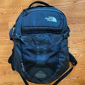 North Face Black “Recon” Backpack